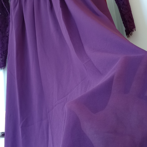 NWT Truth and Fable Lilac Evening Long Dress - Picture 10 of 11